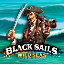 Black Sails Wild Seas slot logo by Infinity Dragon Studios at Casina Casino