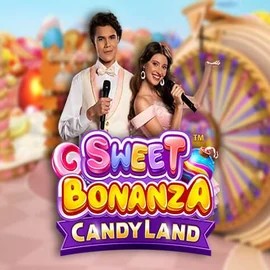 Sweet Bonanza Candy Land Live online game logo by Pragmatic Play on casina-casino.de